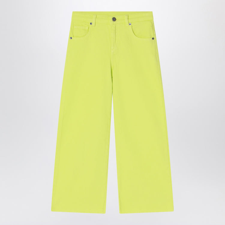 Douuod Lime yellow cotton pants