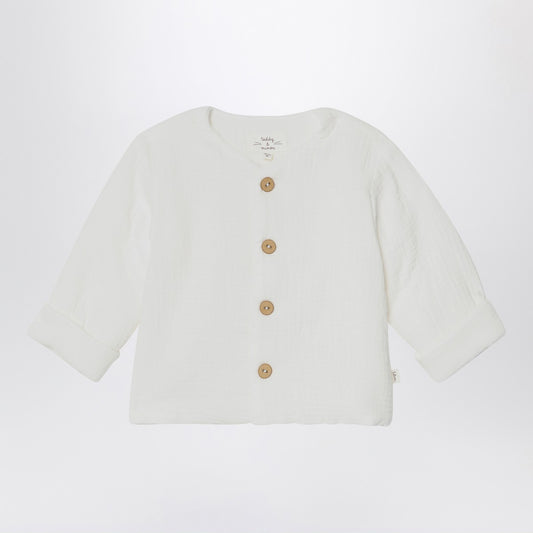 Teddy & Minou White Cotton Jacket