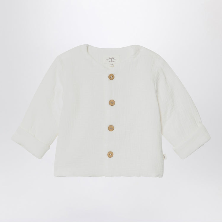 Teddy & Minou White Cotton Jacket