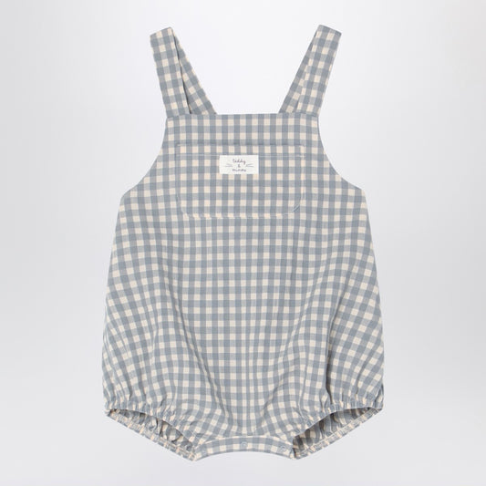 Teddy & Minou Checked overall with t-shirt