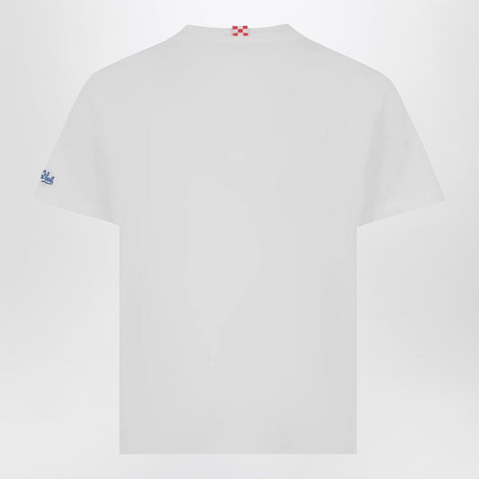 MC2 Saint Barth Eddy T-shirt white with octopus print