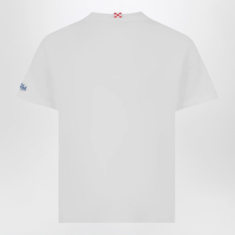 MC2 Saint Barth Eddy T-shirt white with octopus print