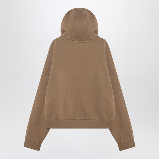 Entire Studios Beige zip-up sweatshirt in cotton