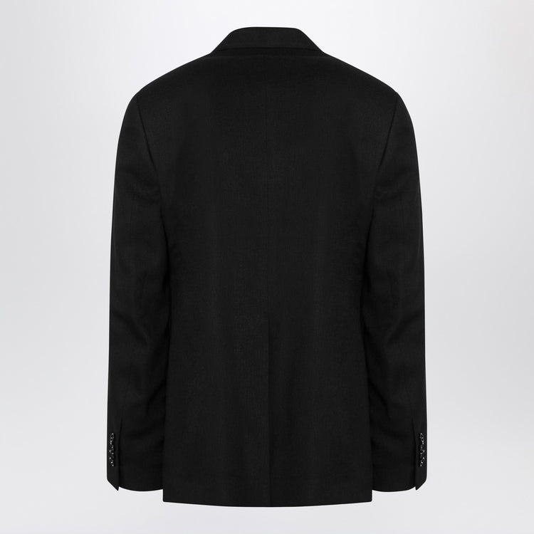 Lardini Black single-breasted jacket in wool blend