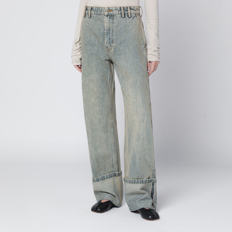Entire Studios Wide-leg jeans with washed effect