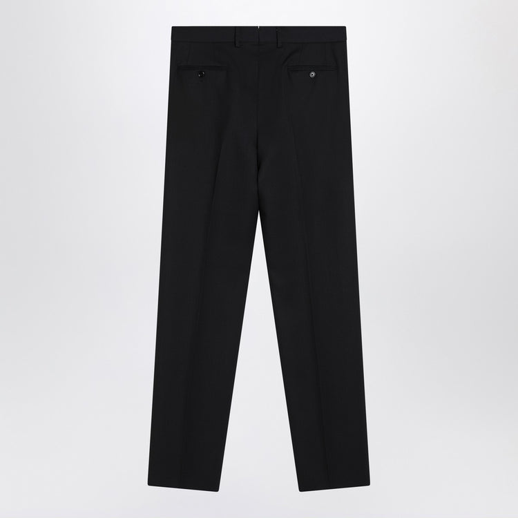 Lardini Navy blue wool pants