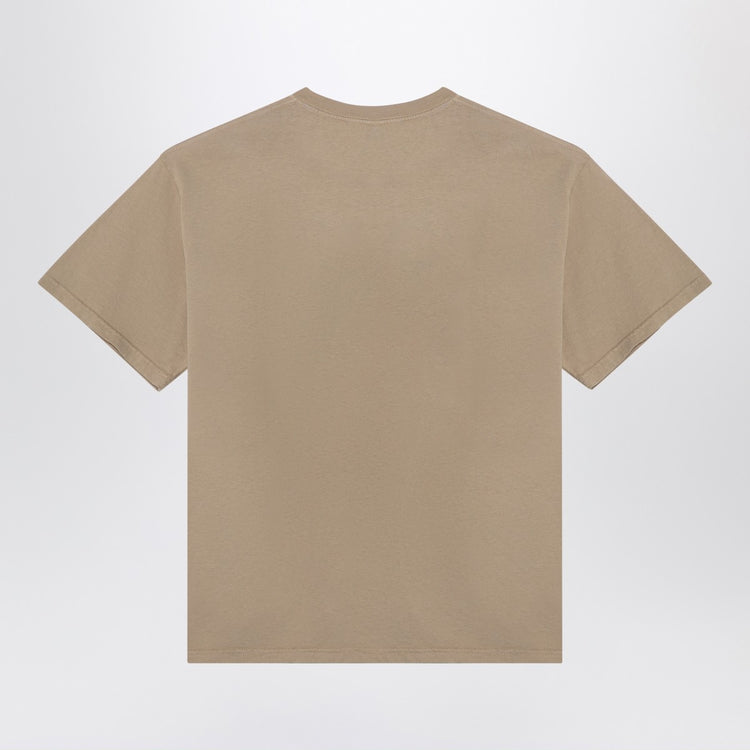 Brain Dead Beige cotton T-shirt with print