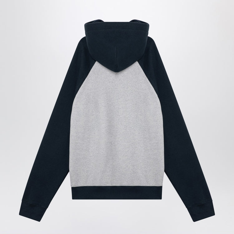 Brain Dead Light grey/navy blue hoodie
