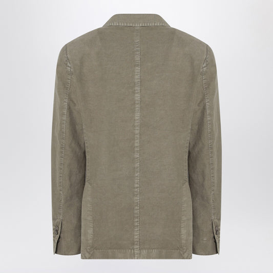 Santaniello Double-breasted sage green jacket