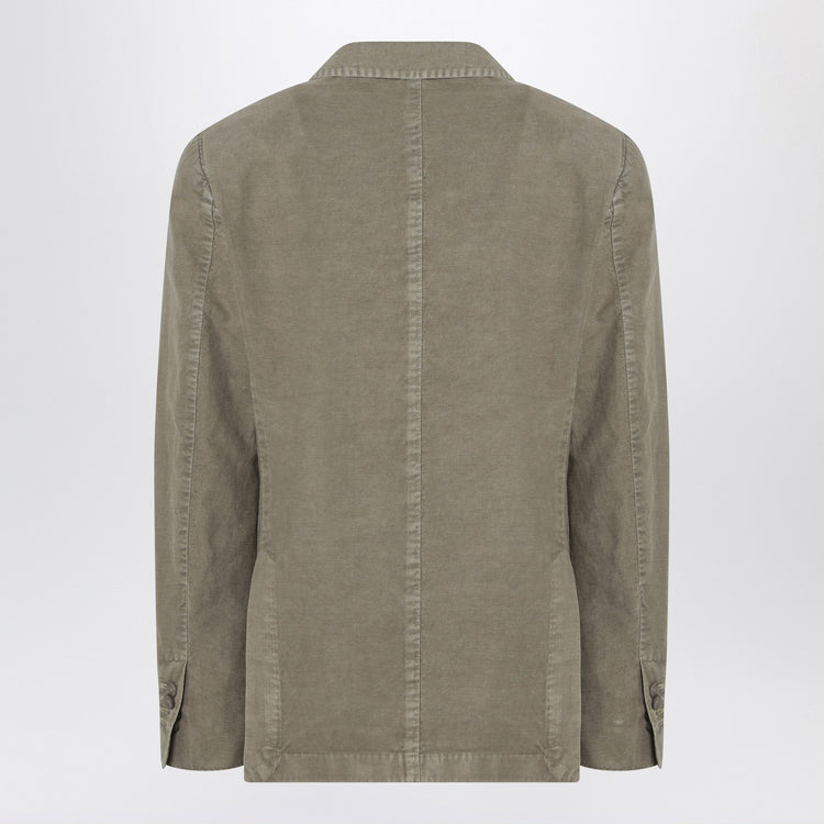Santaniello Double-breasted sage green jacket
