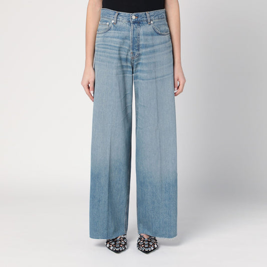 HAIKURE Wide blue washed jeans