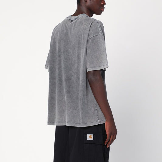 Represent vintage gray crew neck T-shirt