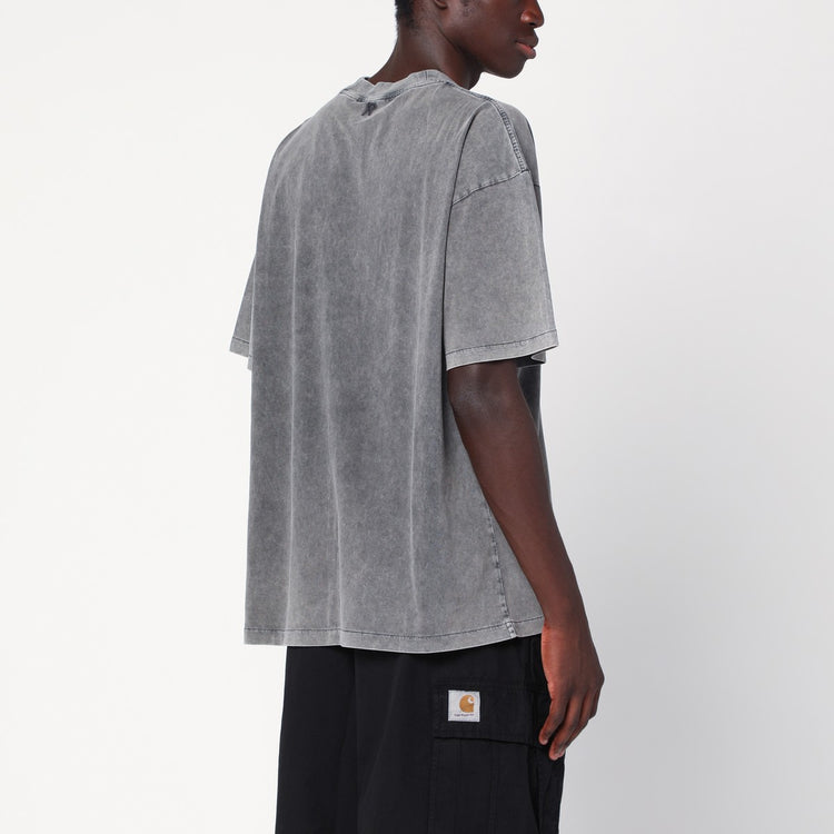 Represent vintage gray crew neck T-shirt