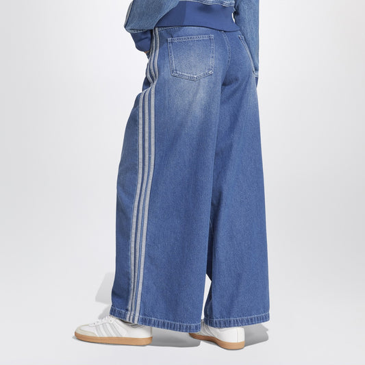 adidas Originals Firebird mid blue jeans