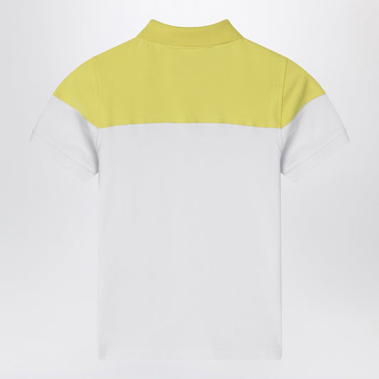 K-Way White/green acacia cotton polo