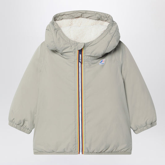 K-Way Le Vrai 4.0 Claudine Orsetto jacket in Green Oak