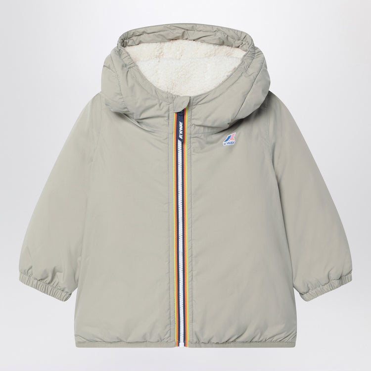 K-Way Le Vrai 4.0 Claudine Orsetto jacket in Green Oak