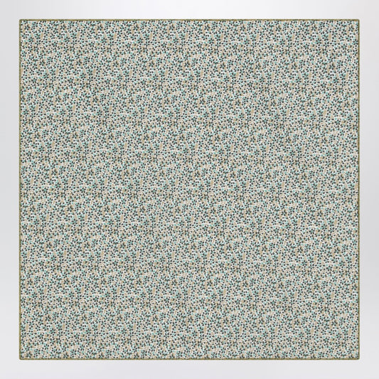 Il Gufo Forest green scarf in Liberty fabric