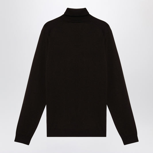 Roberto Collina Ebony merino wool turtleneck sweater