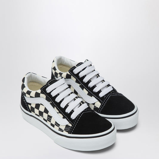 VANS Old Skool Sneaker white/black with Check pattern