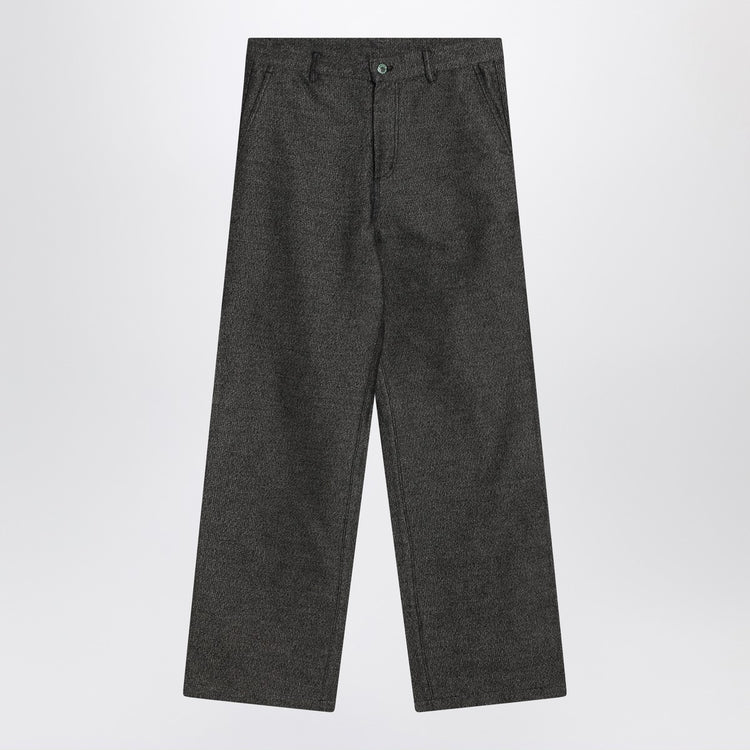 Brain Dead Salt and Pepper black trousers