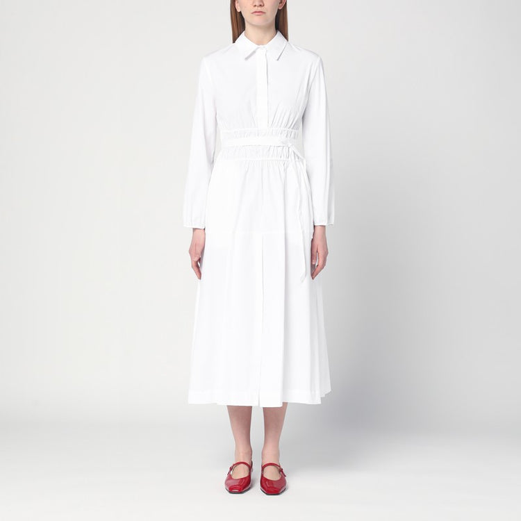 Semicouture White Coralise chemise dress