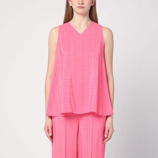 Semicouture Pink Prya viscose top